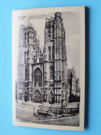 Eglise Ste-Gudule - Sint-Gudulakerk > Brussel () Anno 19?? ( Zie / Voir Scan ) ! - Loten, Series, Verzamelingen