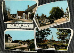 Charly * Souvenir Du Village * Cpa 4 Vues - Autres & Non Classés