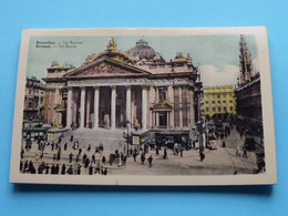 De Beurs - La Bourse > Brussel () Anno 19?? ( Zie / Voir Scan ) Gekleurd ! - Lotes Y Colecciones