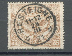 BELGIQUE - COB TR 105 - 35C BRUN RELAIS A ETOILES RESTEIGNE - Used Stamps