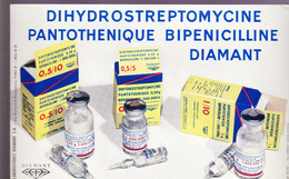 BUVARDS -  DIHYDROSTREPTOMYCINE DIAMANT - Produits Pharmaceutiques