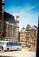 BELGIO Belgique BRUXELLES MARCHE DES FLEURS BRUSSEL BLOEMENMARKT FLOWER MARKET Autobus Autocar Bus VB1966 IP7080 - Markets