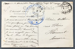 France Cachet Militaire Sur CPA + TAD Morlaix, Finistère 3.4.1916 - (A520) - WW I