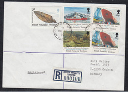 British Antarctic Territory 1993 Reg. Cover  Ca Rothera MR 12 93 (57621) - Lettres & Documents