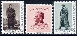 YUGOSLAVIA 1952 60th Birthday Of Tito  MNH / **.  Michel 693-95 - Nuovi