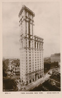 Real Photo New York Times Building Rotary  Newspaper - Autres Monuments, édifices
