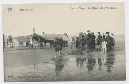 BELGIQUE - MIDDELKERKE - SUR LA PLACE - LE DEPART DE L'AEROPLANE - Middelkerke