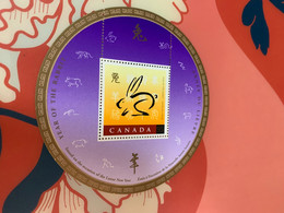 Canada New Year Of Rabbit MNH Zodiac - Ongebruikt