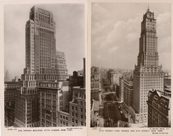Real Photo  6 Cards Ritz Tower French Building Delmonico Hudson Terminal , Grand Central Railway , St Ellis Aerial View - Other Monuments & Buildings