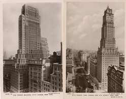 Real Photo  6 Cards Ritz Tower French Building Delmonico Hudson Terminal , Grand Central Railway , St Ellis Aerial View - Autres Monuments, édifices