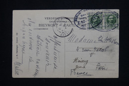 DANEMARK - Carte Postale De Kronborg Pour La France En 1909 Avec Oblitération Ambulant Allemand - L 118744 - Cartas & Documentos