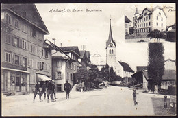 1909 Gelaufene AK Aus Hochdorf. Mit Dorfstrasse. Minim Fleckig - Hochdorf