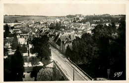 Nogent Le Rotrou * Route Et Vue Générale Du Village - Nogent Le Rotrou