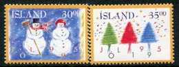 ICELAND 1995 Christmas MNH / **.  Michel 838-39 - Ongebruikt