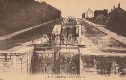 CARTE POSTALE ORIGINALE ANCIENNE : ARQUES LES 7 ECLUSES  ANIMEE PAS DE CALAIS (62) - Arques