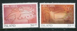 ICELAND 1994 Christmas MNH / **  Michel 816-17 - Ungebraucht