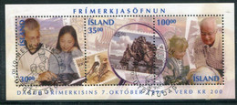 ICELAND 1994 Stamp Day Block Used  Michel Block 17 - Oblitérés