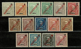 Zambézia, 1911, # 55/69, MH And MNG - Zambèze