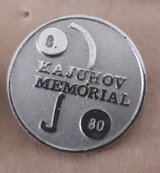 Table Tennis Tournament 8. Kajuhov Memorial  1980 Slovenia Pin Badge - Tischtennis