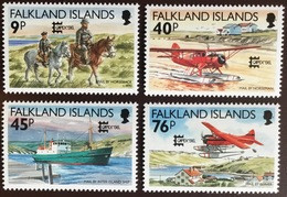 Falkland Islands 1996 Capex Aircraft Ships MNH - Falkland