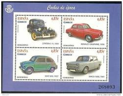 2012-ED. 4725 H.B.-COCHES DE EPOCA - NUEVO- - Blocs & Hojas