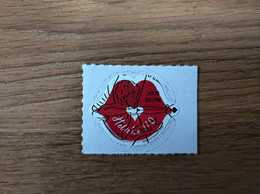 Einzelwert Müntschi 2022 Aus Bogen Mit Vollersttagstempel, Single Stamp Kiss Canceled First Day Full - Gebraucht
