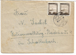 3212h: Österreich Bunte Landschaft 2.6.1947, Nachkriegsbeleg Von Wildenau Nach Schallerbach - Braunau