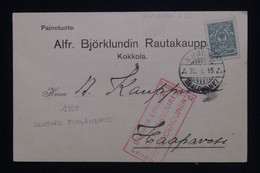 FINLANDE - Affranchissement Administration Russe Sur Carte De Correspondance De Kokkola En 1915 Avec Censure  - L 118780 - Covers & Documents