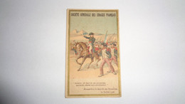 Histoire France Napoléon Bonaparte Bataille Pyramides Egypte Chromo Société Générale Des Cirages Français Trading Card - Autres