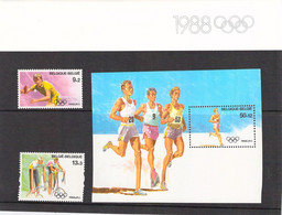 Pochette Thématique Avec La Série COB 2285/86 Et Le Feuiller BL64 - 1988 - Nuovi