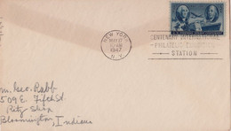USA 1947 COVER Centenary International Stamp Exhibition FDI Postdate  @D7775 - 1941-1950