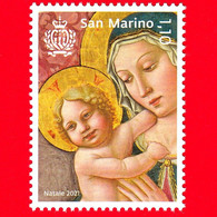 Nuovo - MNH - SAN MARINO - 2021 - Natale – “Madonna Col Bambino” – 1.10 - Nuevos