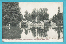 * Lede Lez Alost - Lede Bij Aalst (Oost Vlaanderen) * Pensionnat Dames Chanoinesses De Saint Augustin, Vue Du Parc, Pont - Lede