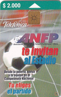 CHILE - ANFP, Telefonica Telecard, Chip GEM1.2, 10/99, Used - Chile