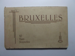 BRUXELLES  Serie 1    Carnet De 10 Cartes  De Vues Nouvelles   9x14 - Lots, Séries, Collections