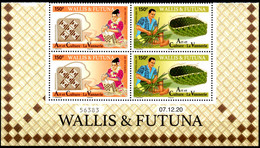 Wallis Et Futuna 2020 - Art Et Culture, La Vannerie - Bloc De 4 Avec Coin Daté Neufs - Nuovi