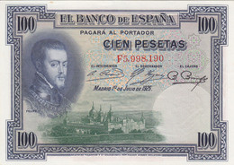 ESPAGNE - ESPANA - Billet 100 Pesetas 1925 P.069c P/NEUF - 100 Peseten