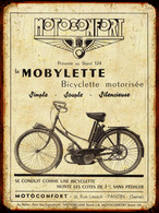 Plaque Métal Motoconfort Mobylette - Autres & Non Classés