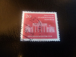 Ddr - Brandenburger  - Val 20 - Rouge - Oblitéré - Année 1958 - - Gebraucht