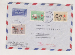 TURKEY 1952 KIRIKKALE  Nice Airmail Cover To Germany - Lettres & Documents