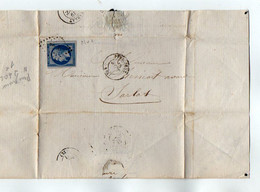 TB 3247 -1861 - LAC - Lettre De PERIGUEUX Pour SARLAT - 1849-1876: Période Classique