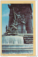 Indiana Indianapolis Fountian At Soldiers And Sailors Monument Dexter Press - Indianapolis