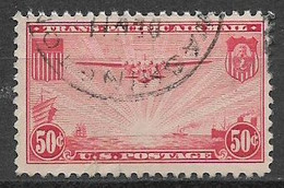 STATI UNITI 'AMERICA 1937 POSTA AEREA SERVIZIO AEREO CON LA CINA UNIF. A22 USATO VF - 1a. 1918-1940 Used