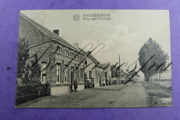 Wachtebeke. Weg Naar Overslag. Het Huis Van Commerce Fl.De La Ruelle-Verdurmen Koopman Estaminet.1929 Balkstempel - Wachtebeke