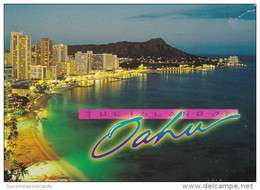 Hawaii Evening Lights Of Waikiki - Oahu