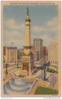 Indiana Indianapolis Soldiers And Sailors Monument Curteich - Indianapolis