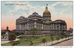 Indiana Indianapolis State Capitol Building 1915 - Indianapolis