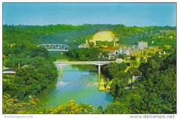 Kentucky Frankfort Seen From The Daniel Boone Monument - Frankfort