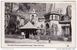 New York City The Little Church Around The Corner 1952 Real Photo - Churches