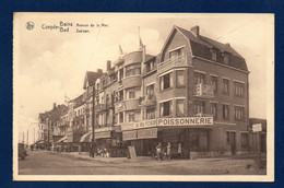 Coxyde-Bains. Avenue De La Mer. Au Vrai Pêcheur. Boulangerie Du Broutteux. 1939 - Koksijde